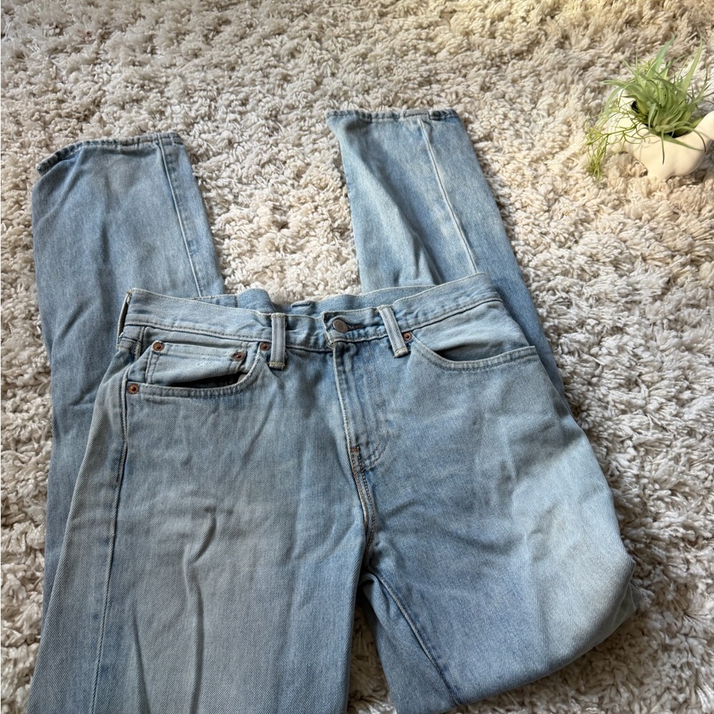 Levi's Classic light Blue casual, comfy, baggy Straight Leg Jeans